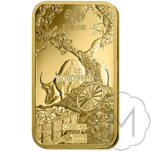 Pamp Suisse Lunar Ox Goud 1 Troy Ounce #2