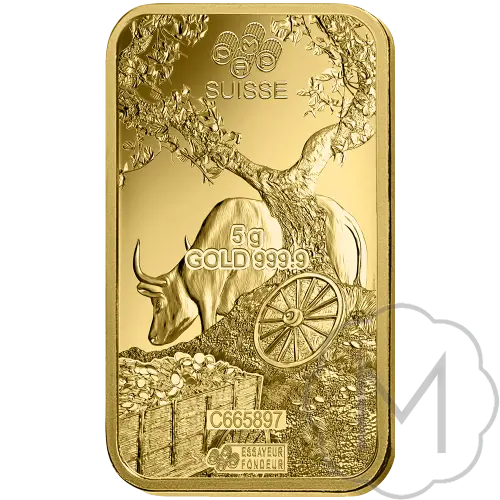 Pamp Suisse Lunar Ox Gold 5 grams #2