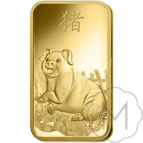 Pamp Suisse Lunar Pig Gold 1 Troy Ounce #1