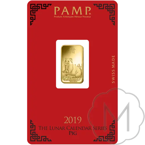 Pamp Suisse Lunar Pig Goud 5 gram #3