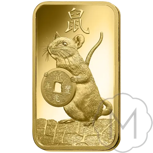 Pamp Suisse Lunar Rat Gold 1 Troy Ounce #1