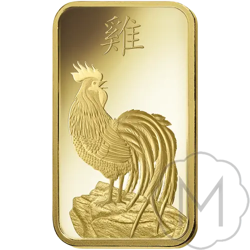 Pamp Suisse Lunar Rooster Gold 1 Troy Ounce #1