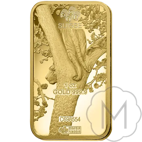 Pamp Suisse Lunar Tiger Gold 1 Troy Ounce #2