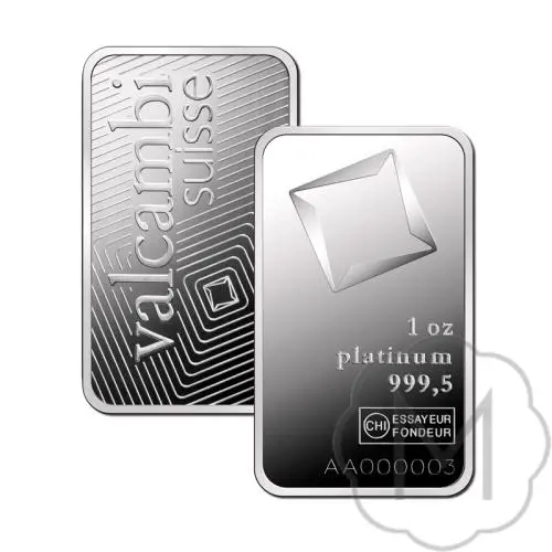 Valcambi Platinum 1 Troy Ounce #1