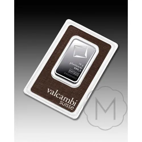 Valcambi Platinum 50 gram #5