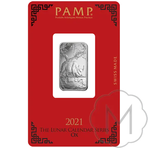 Pamp Suisse Lunar Ox Silver 10 grams #3