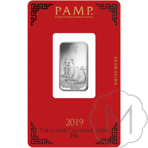 Pamp Suisse Lunar Pig Silver 10 grams #3