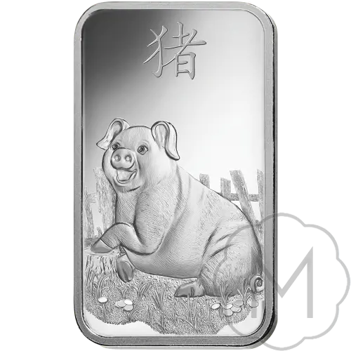 Pamp Suisse Lunar Pig Silver 10 grams #1