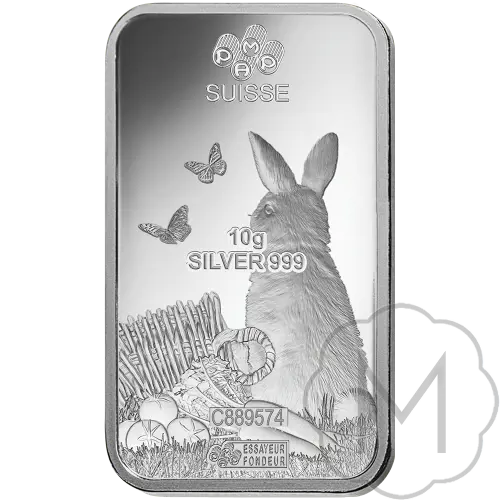 Pamp Suisse Lunar Rabbit Zilver 10 gram #2