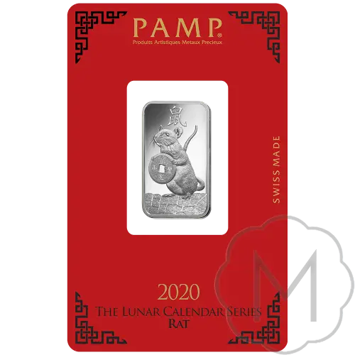 Pamp Suisse Lunar Rat Zilver 10 gram #3