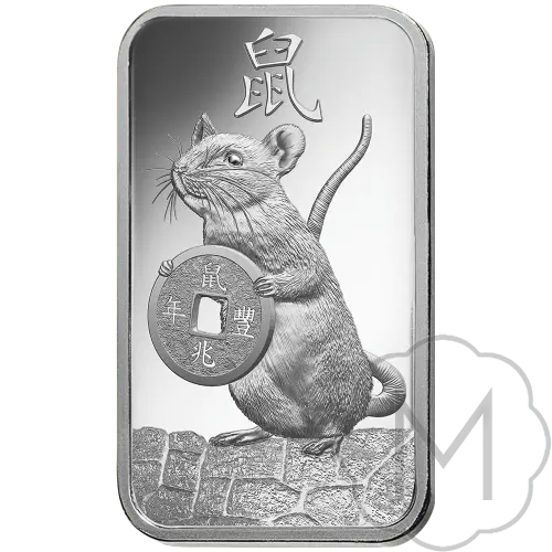 Pamp Suisse Lunar Rat Zilver 10 gram #1