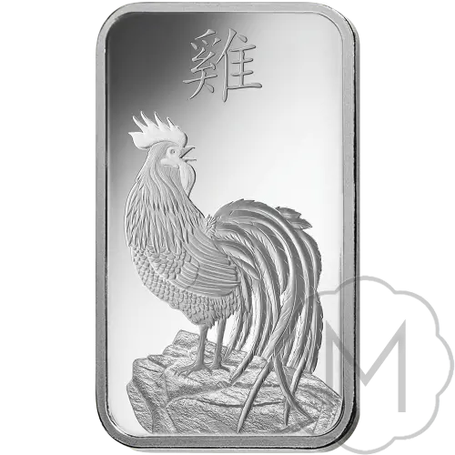 Pamp Suisse Lunar Rooster Silver 10 grams #1