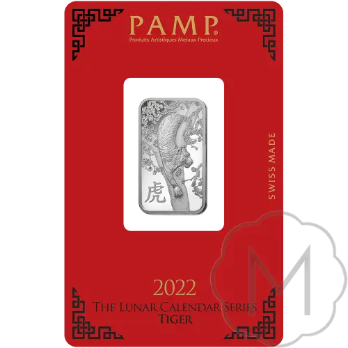 Pamp Suisse Lunar Tiger Zilver 10 gram #3