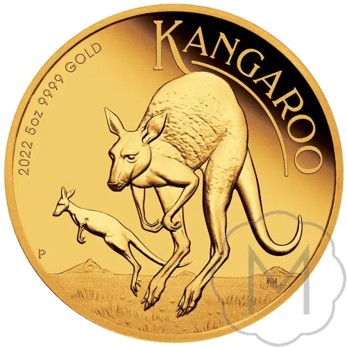 Australian Kangaroo 2022 Goud 5 Troy Ounce #1