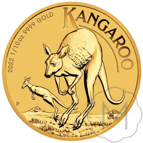 Australian Kangaroo Mehrere Jahre Gold 0.1 Troy Ounce #1