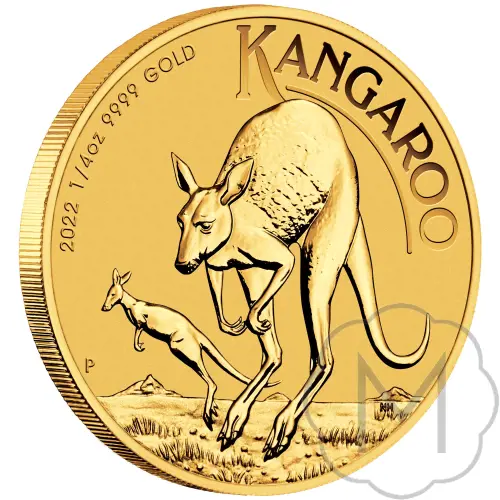 Australian Kangaroo Meerjarig Goud 0,25 Troy Ounce #3