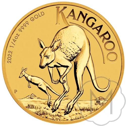 Australian Kangaroo Meerjarig Goud 0,25 Troy Ounce #1