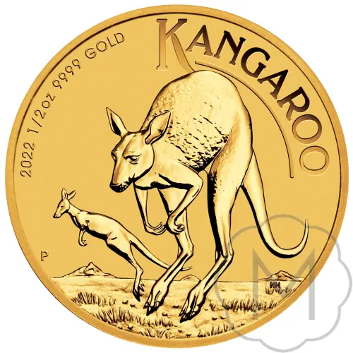 Australian Kangaroo Meerjarig Goud 0,5 Troy Ounce #1