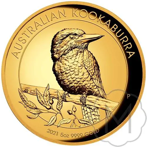 Australian Kookaburra Goud 5 Troy Ounce #1