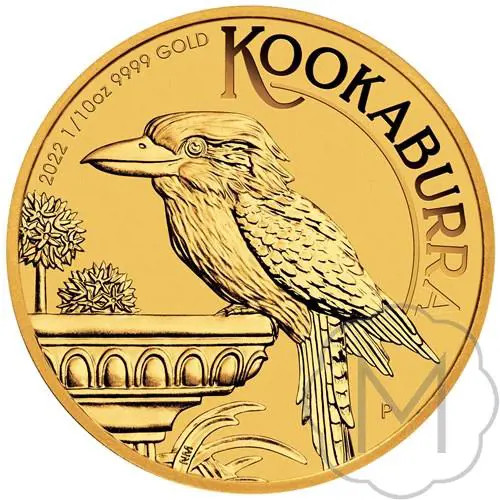 Australian Kookaburra 2022 Goud 0,1 Troy Ounce #1