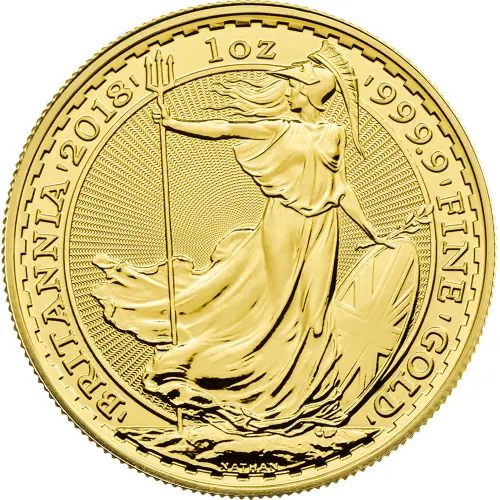 Britannia 2018 Gold 1 Troy Ounce #1