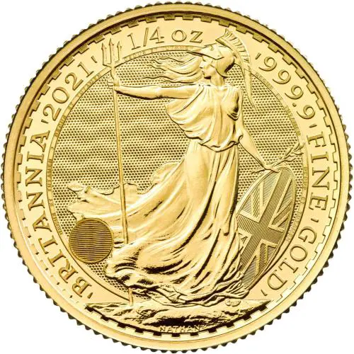 Britannia Gold 0.25 Troy Ounce #1