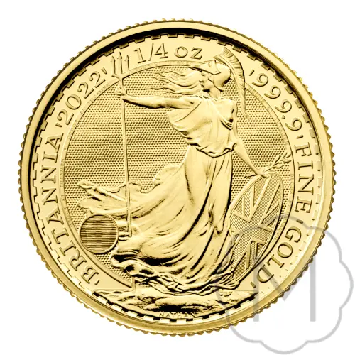 Britannia 2022 Gold 0.25 Troy Ounce #1