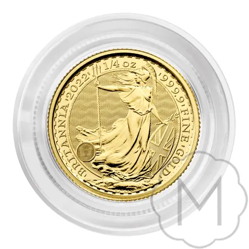 Britannia 2022 Gold 0.25 Troy Ounce #4