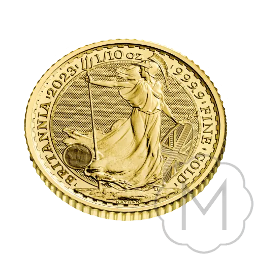 Britannia 2023 Gold 0.1 Troy Ounce #3