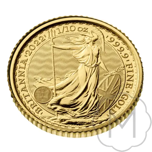 Britannia Mehrere Jahre Gold 0.1 Troy Ounce #3