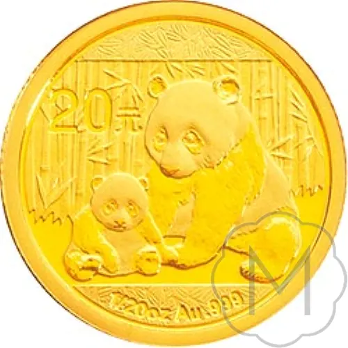 Chinese Panda 2012 Gold 0.05 Troy Ounce #1