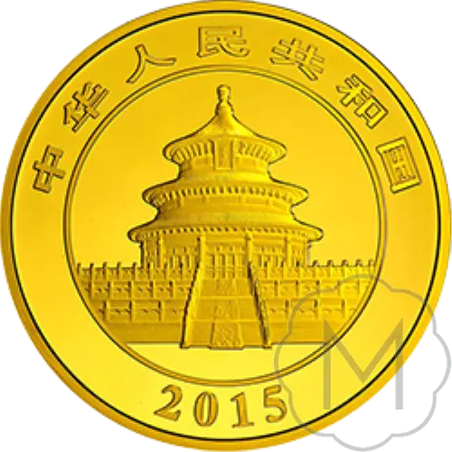 Chinese Panda 2015 Goud 1 kilogram #2