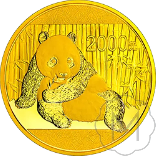 Chinese Panda 2015 Gold 5 Troy Ounce #1