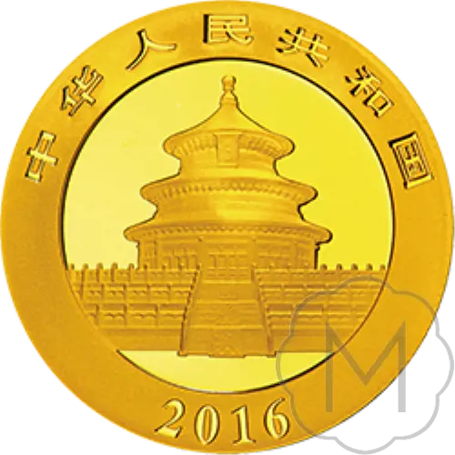 Chinese Panda 2016 Goud 15 gram #2