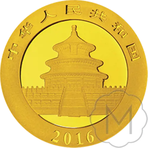 Chinese Panda 2016 Gold 3 grams #2