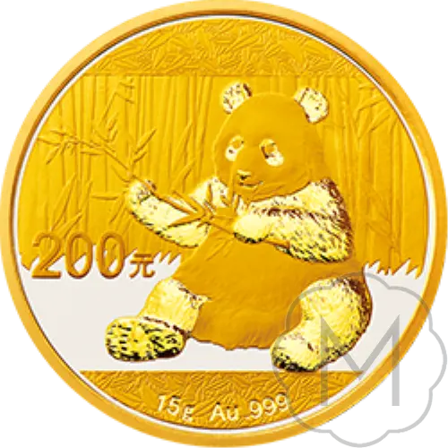 Chinese Panda 2017 Gold 15 grams #1