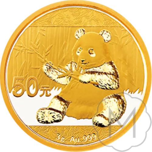 Chinese Panda 2017 Goud 3 gram #1