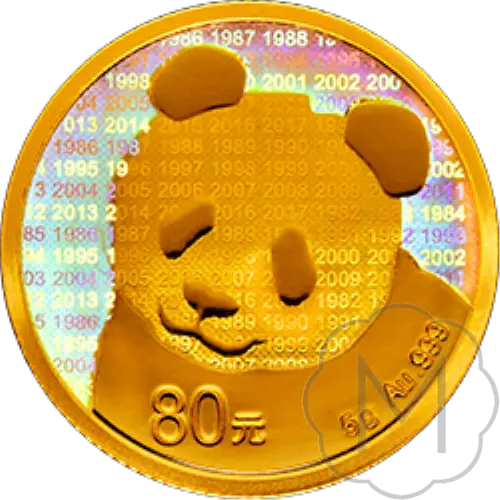 Chinese Panda 2017 Gold 5 grams #1