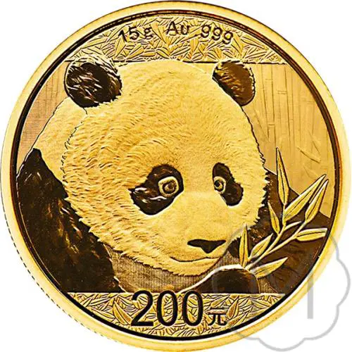 Chinese Panda 2018 Gold 15 grams #1