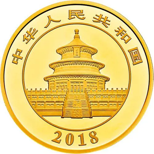 Chinese Panda 2018 Gold 1 kilogram #2