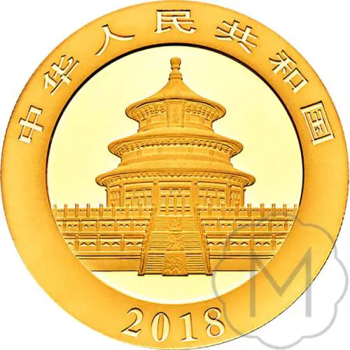 Chinese Panda 2018 Gold 30 grams #2