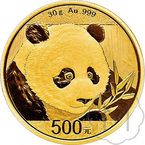 Chinese Panda 2018 Gold 30 grams #1