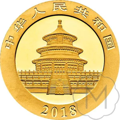 Chinese Panda 2018 Gold 3 Gramm #2