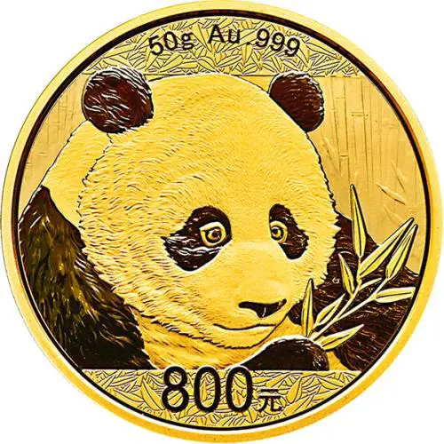 Chinese Panda 2018 Gold 50 grams #1