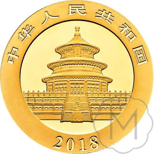 Chinese Panda 2018 Gold 8 grams #2