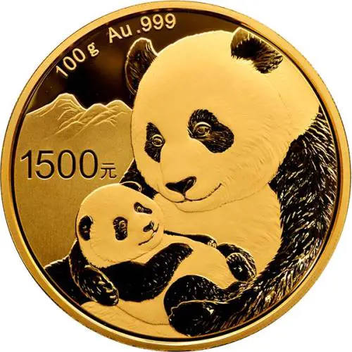 Chinese Panda 2019 Goud 100 gram #1