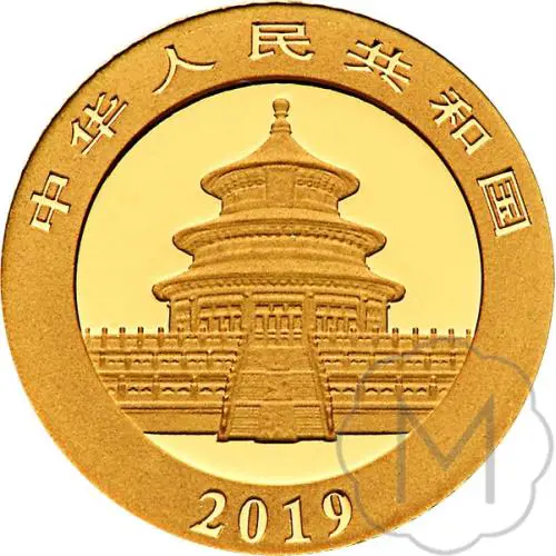 Chinese Panda 2019 Goud 1 gram #2