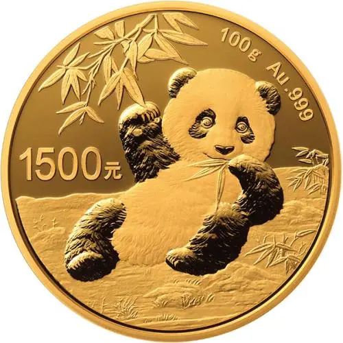 Chinese Panda 2020 Gold 100 grams #1