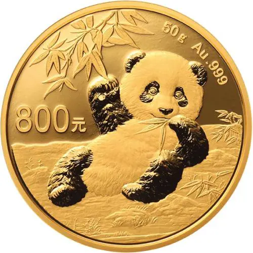 Chinese Panda 2020 Gold 50 Gramm #1