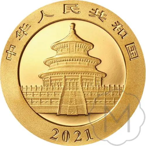 Chinese Panda 2021 Gold 1 Gramm #2